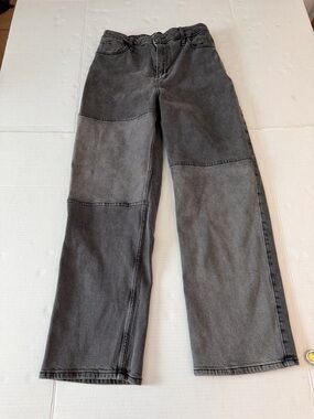 Hollister Two-Tone Gray Flare Jeans